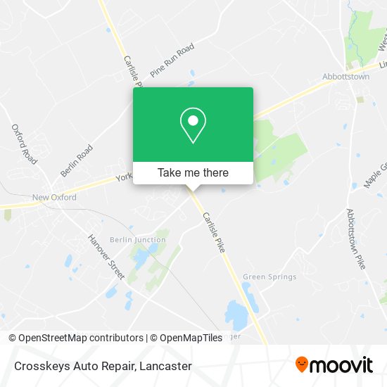 Crosskeys Auto Repair map