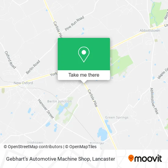 Gebhart's Automotive Machine Shop map