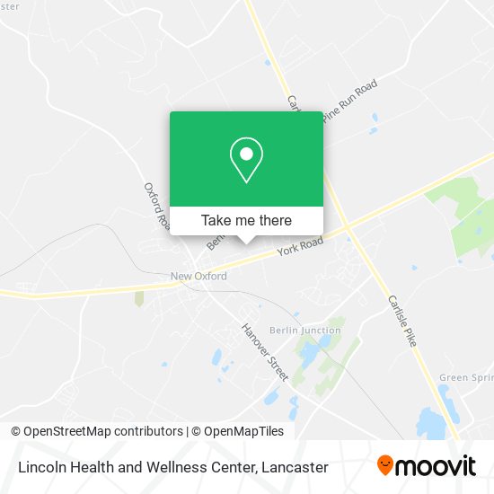 Lincoln Health and Wellness Center map