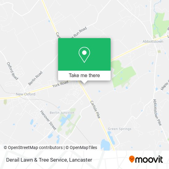Derail Lawn & Tree Service map