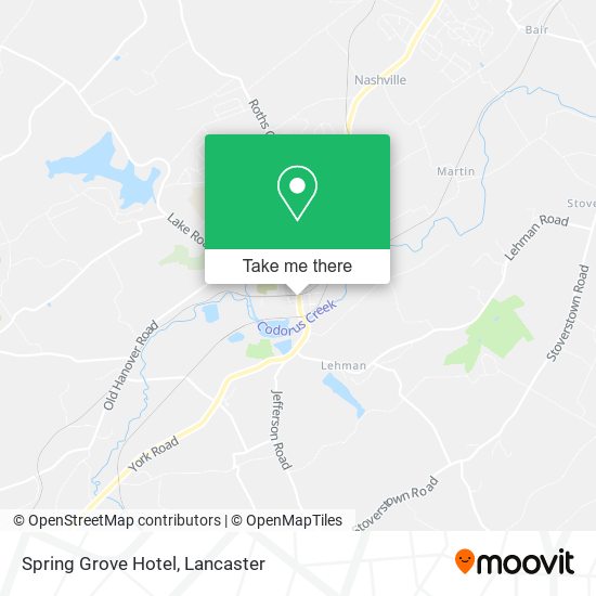 Spring Grove Hotel map