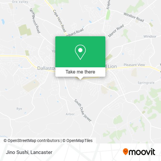 Mapa de Jino Sushi