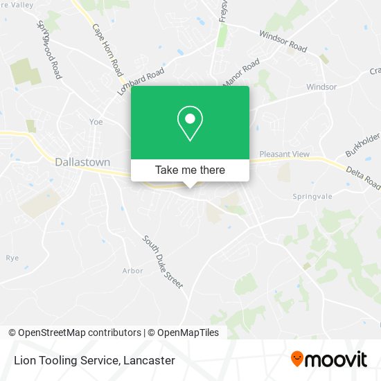 Lion Tooling Service map