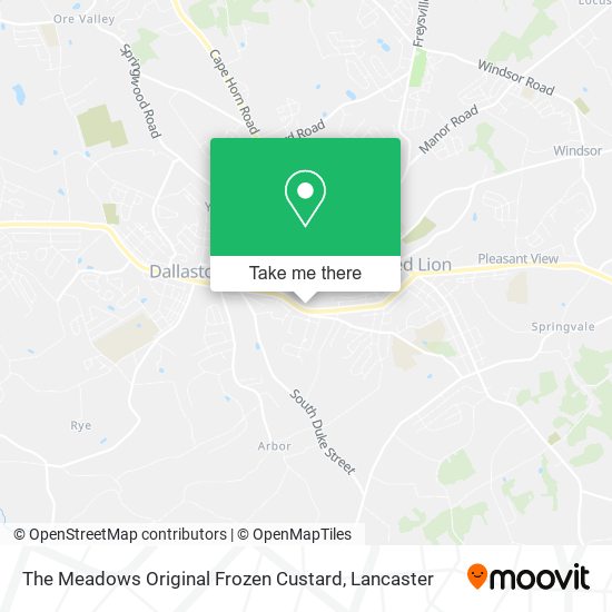 Mapa de The Meadows Original Frozen Custard