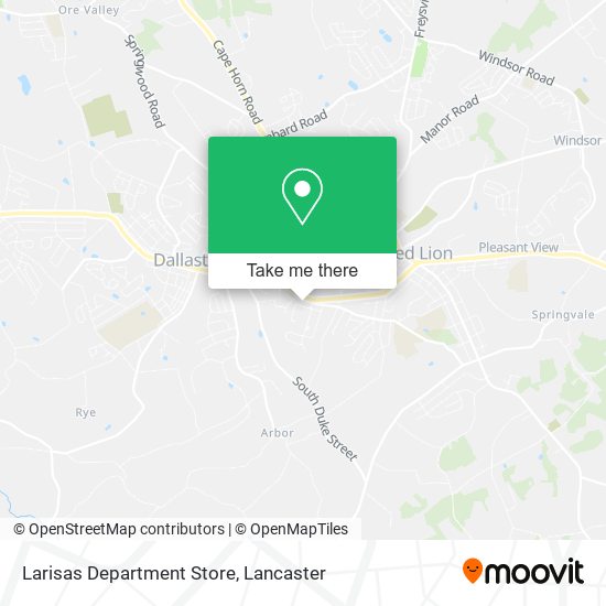 Larisas Department Store map
