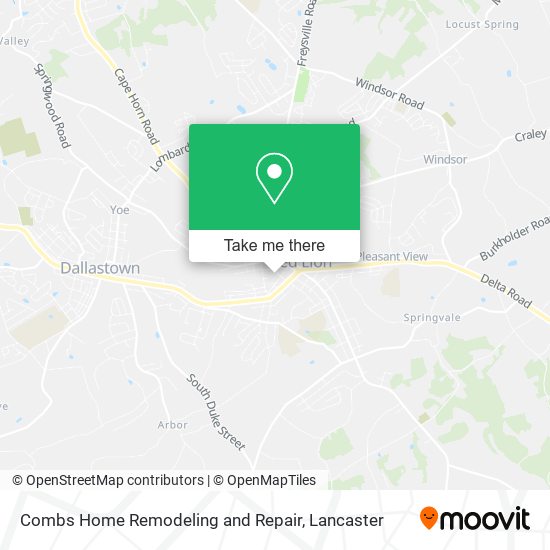 Mapa de Combs Home Remodeling and Repair