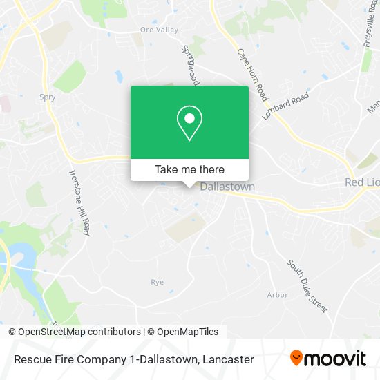 Rescue Fire Company 1-Dallastown map