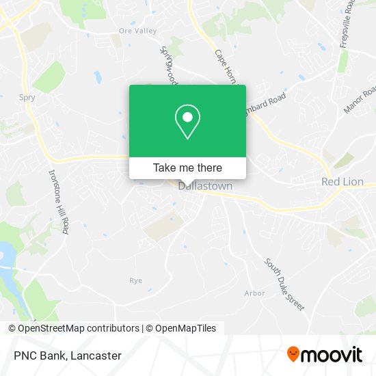 PNC Bank map