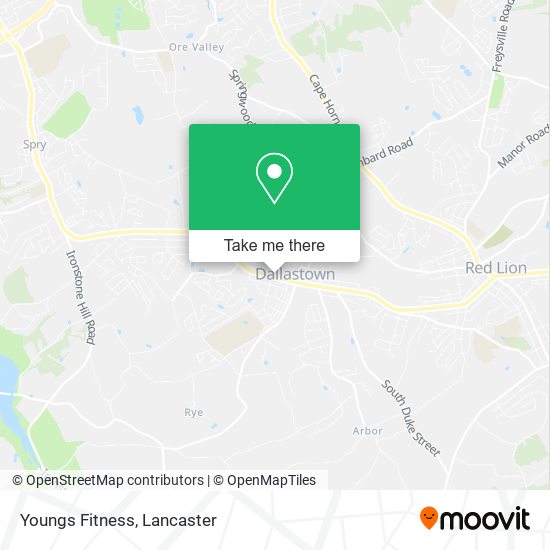 Youngs Fitness map