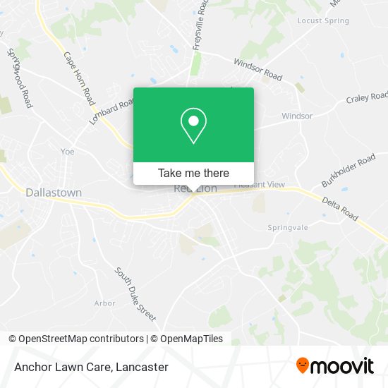 Anchor Lawn Care map