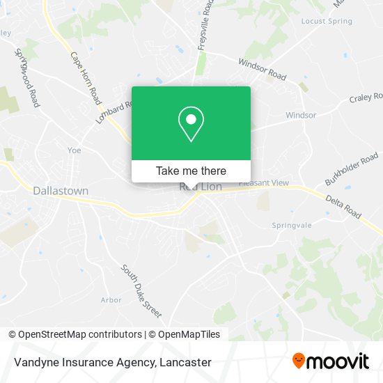 Mapa de Vandyne Insurance Agency