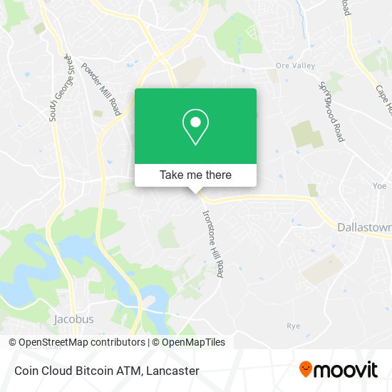 Mapa de Coin Cloud Bitcoin ATM