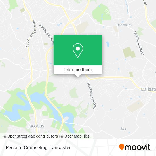 Reclaim Counseling map