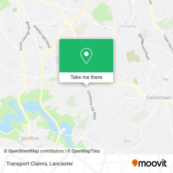 Transport Claims map