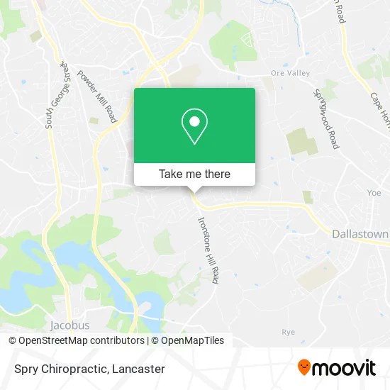 Spry Chiropractic map