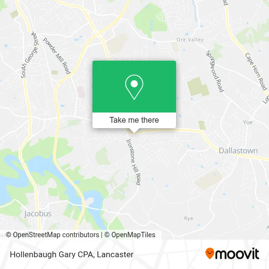 Hollenbaugh Gary CPA map