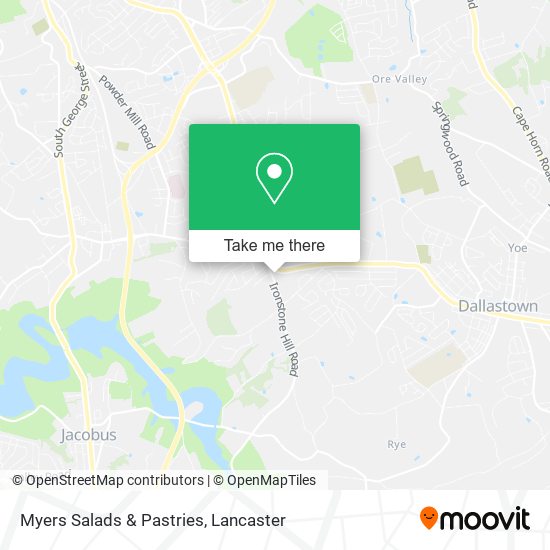 Myers Salads & Pastries map