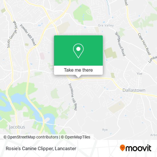 Rosie's Canine Clipper map