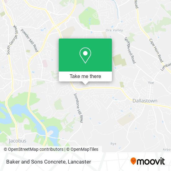 Baker and Sons Concrete map