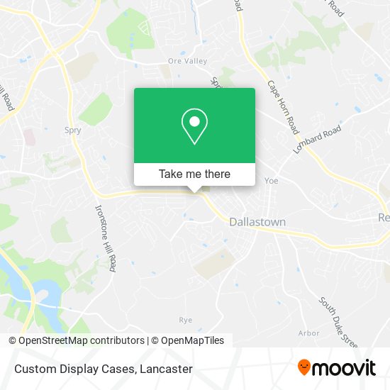 Mapa de Custom Display Cases
