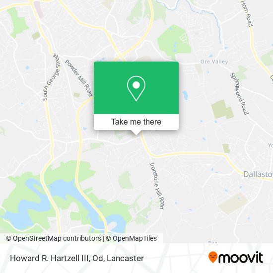 Howard R. Hartzell III, Od map