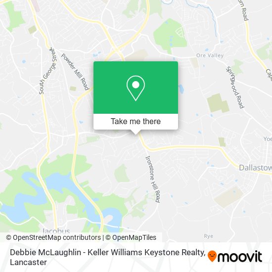 Debbie McLaughlin - Keller Williams Keystone Realty map