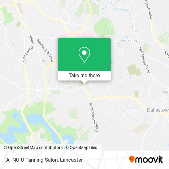 A- NU-U Tanning Salon map