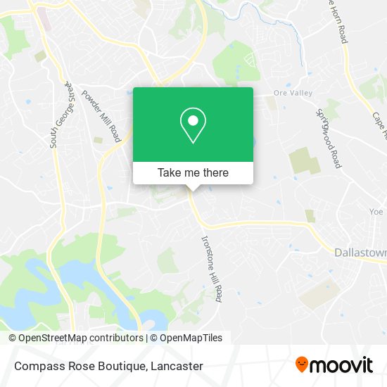 Compass Rose Boutique map