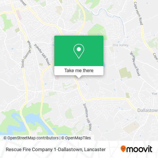 Rescue Fire Company 1-Dallastown map