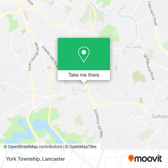 Mapa de York Township