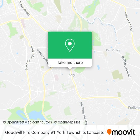 Mapa de Goodwill Fire Company #1 York Township