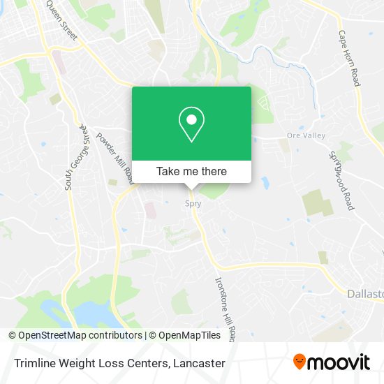 Trimline Weight Loss Centers map