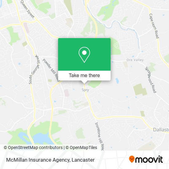 McMillan Insurance Agency map