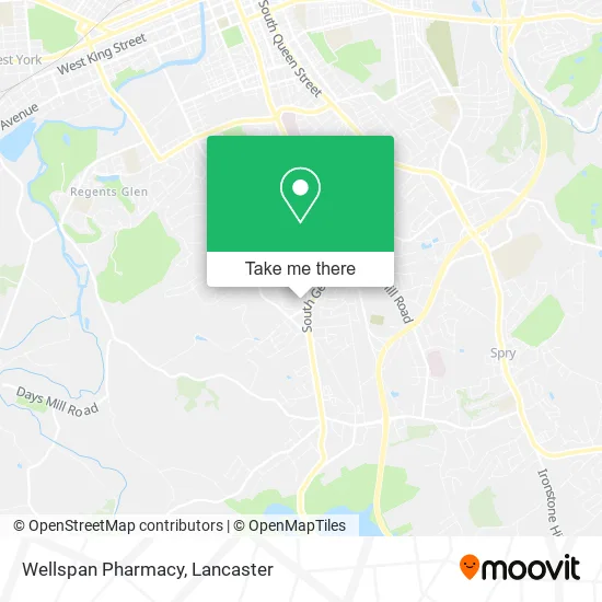 Wellspan Pharmacy map