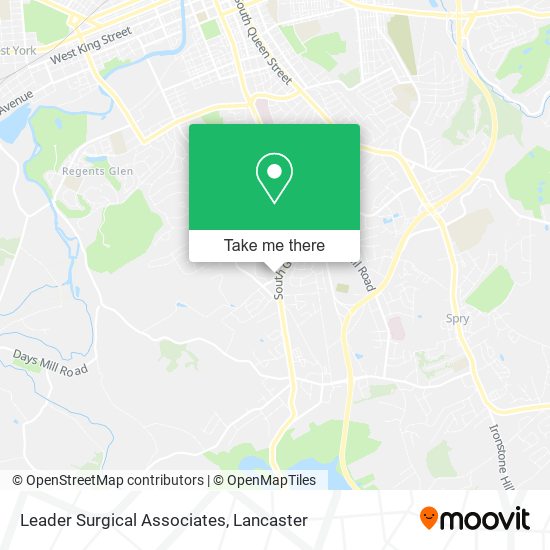 Leader Surgical Associates map