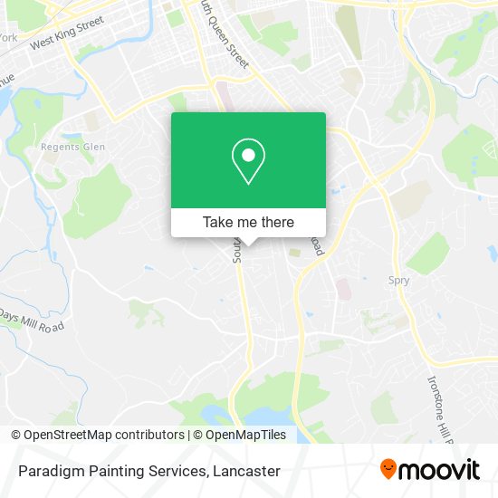 Paradigm Painting Services map
