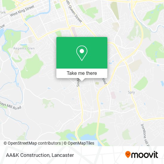 AA&K Construction map