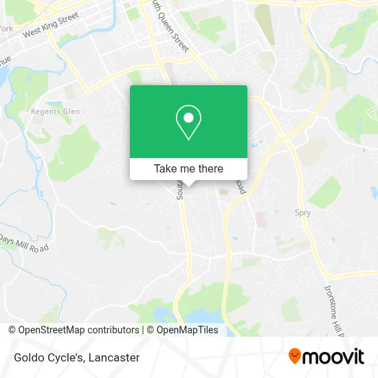 Goldo Cycle's map