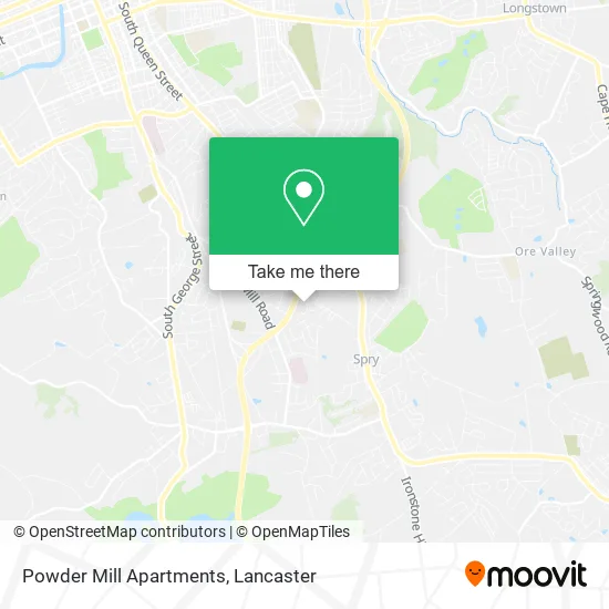 Powder Mill Apartments map