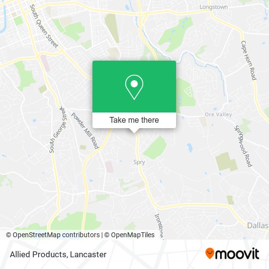 Mapa de Allied Products