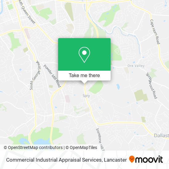 Commercial Industrial Appraisal Services map