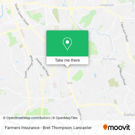 Mapa de Farmers Insurance - Bret Thompson