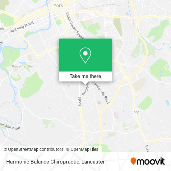 Harmonic Balance Chiropractic map