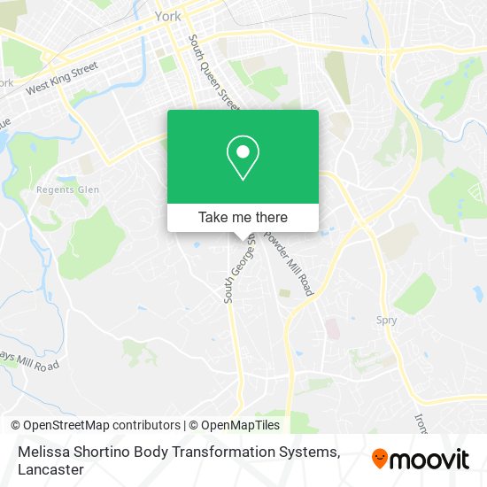 Mapa de Melissa Shortino Body Transformation Systems