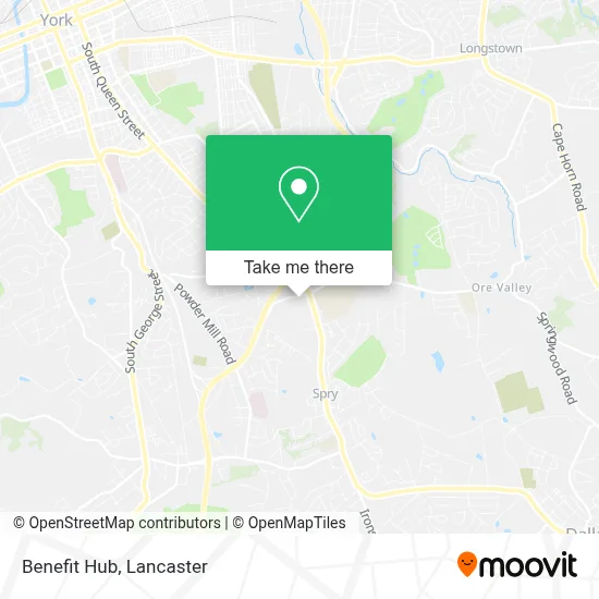 Benefit Hub map