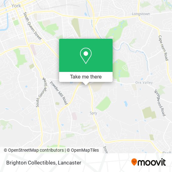 Brighton Collectibles map