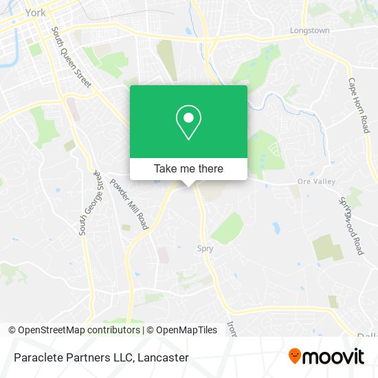 Mapa de Paraclete Partners LLC