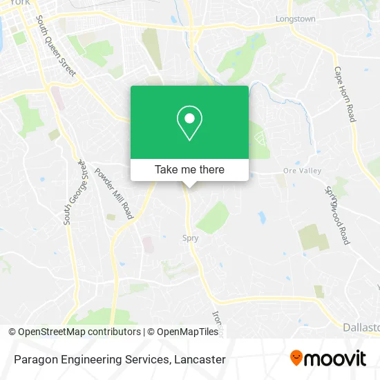 Paragon Engineering Services map