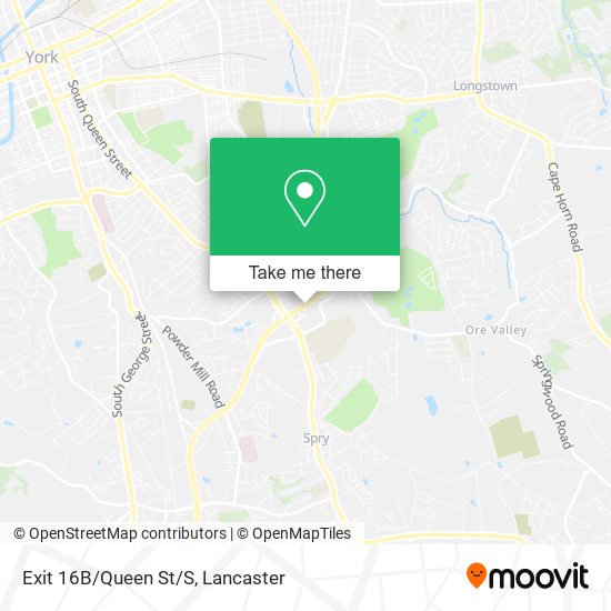 Mapa de Exit 16B/Queen St/S