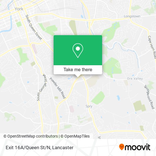 Mapa de Exit 16A/Queen St/N